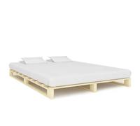 vidaXL Cadre de lit de palette sans matelas 160x200 cm bois massif pin 285238