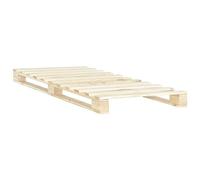 vidaXL Cadre de lit de Palette sans Matelas 90x200 cm Bois pin Massif