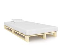 Vidaxl Cadre De Lit De Palette Sans Matelas Bois Pin Massif 120x200 Cm