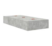 vidaXL Cadre de lit de Rangement Gris béton 90x200 cm