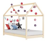 Vidaxl Cadre De Lit D'enfant Bois De Pin Massif 70x140 Cm