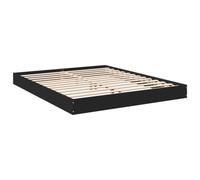 Bedframe zonder matras 160x200 cm spaanplaat zwart842008