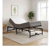 vidaXL Cadre de Lit Électrique Réglable Noir 107 x 200 cm Acier 42021382