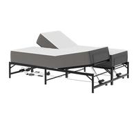 vidaXL Cadre de Lit Électrique Réglable Noir 137 x 190 cm Acier