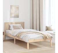vidaXL Cadre de lit Marron 80 x 200 cm pin massif