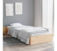 vidaXL Cadre de lit Bois massif 90x190 cm Simple 820067