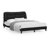 vidaXL Cadre de Lit avec Tête de Lit, Lit Rembourré, Sommier à Lattes, Lit Double, Lit Adulte de Chambre à Coucher Intérieur, Moderne, Noir et Blanc 140x190 cm Similicuir Noir https://www.fnac.com/mp50012447/vidaXL-Cadre-de-Lit-avec-Tete-de-Lit-Lit-Rembourre-Sommier-a-Lattes-Lit-Double-Lit-Adulte-de-Chambre-a-Coucher-Interieur-Moderne-Noir-et-Blanc-140x190-cm-Similicuir/w-4?oref=87ace7e0-c61a-200a-cf78-79aa282c3e4c