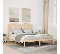Vidaxl Cadre De Lit Extra Long Sans Matelas 140x220 Cm Bois Massif