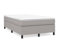 Vidaxl Cadre De Lit Gris Clair 120x200 Cm Tissu Gris