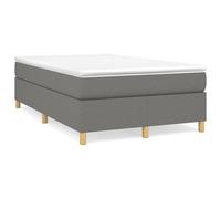 vidaXL Cadre de lit Gris foncé 120 x 200 cm Tissu 3120946
