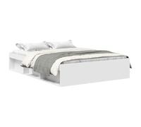 vidaXL Cadre de lit 3203901 blanc 140x190 cm