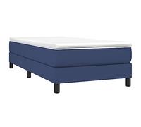 vidaXL Cadre de Lit, Lit Rembourré avec Pieds, Lit Simple avec Sommier à Lattes, Lit Adulte de Chambre à Coucher, Moderne, Bleu 90x190 cm Tissu Bleu https://www.fnac.com/mp48130183/vidaXL-Sommier-a-ressorts-de-lit-Bleu-90x190-cm-Tissu/w-4?oref=7904c928-f4ee-7df0-2342-42b59dbe20a2