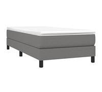Vidaxl Cadre De Lit Gris Foncé 80x200 Cm Tissu Gris