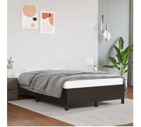 Vidaxl Cadre De Lit Sans Matelas Noir 120x190 Cm Similicuir Noir
