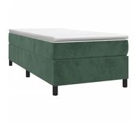 Bedframe zonder matras 90x200 cm fluweel donkergroen3121099