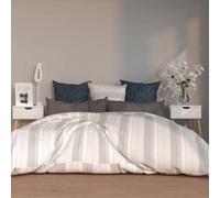 vidaXL Cadre de lit m¿¿tal avec t¿ºte de lit/pied de lit blanc 150x200cm