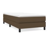 Vidaxl Cadre De Lit Marron Foncé 80x200 Cm Tissu Marron