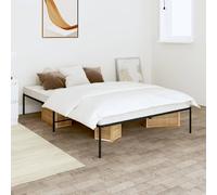 Bedframe metaal zwart 120x200 cm350844