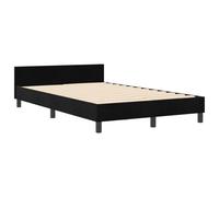 vidaXL Cadre de lit Noir 120x190 cm Velours