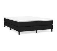 Vidaxl Cadre De Lit Noir 140x200 Cm Tissu Noir