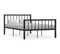 Bedframe metaal zwart 120x200 cm284570