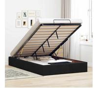 vidaXL Cadre de lit ottoman 3310951 – 120x190 cm velours noir sans matelas
