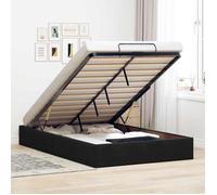 vidaXL Cadre de lit ottoman 3310951 – 120x190 cm velours noir sans matelas