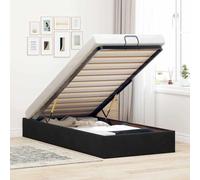 vidaXL Cadre de lit Ottoman sans Matelas Noir 80x200 cm Velours, Cadre de lit, Cadre de lit Ottoman, Cadre de lit avec Rangement sous Le lit