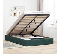 Cadre de lit ottoman sans matelas rose 100x200 cm velours cadre de lit vidaXL