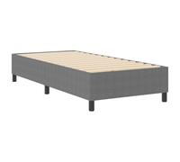 Vidaxl Cadre À Ressorts Box Gris Clair 80x200 Cm Tissu Velours Côtelé Gris