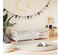 vidaXL Cadre de lit pour enfants 834430 – Lit simple scandinave avec tiroirs, tête et pied de lit