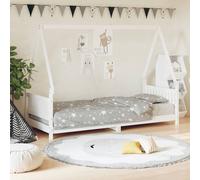 Vidaxl Cadre De Lit Pour Enfants Blanc 80x200 Cm Bois De Pin Massif