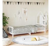Vidaxl Cadre De Lit Pour Enfants Blanc 80x200 Cm Bois De Pin Massif Blanc