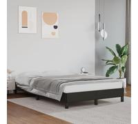 Vidaxl Cadre De Lit Sans Matelas Noir 120x190 Cm Similicuir Noir