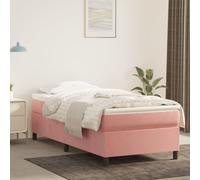vidaXL Cadre de lit Rose 90x200 cm Velours