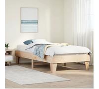 vidaXL Cadre de lit sans matelas 90x190 cm bois de pin massif, meuble de chambre à coucher, sommier, lit en bois, lit, lit 855376