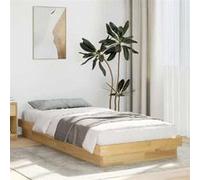 vidaXL Cadre de lit sans Matelas 90x190 cm Bois de chêne Massif
