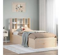 Vidaxl Cadre De Lit Sans Matelas 90x200 Cm Bois De Pin Massif Marron