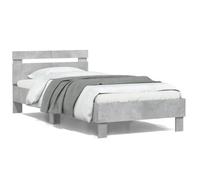 vidaXL Cadre de lit sans matelas avec lumières LED 100x200 cm 838711