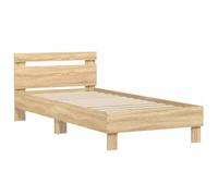 vidaXL Cadre de lit sans Matelas avec tête de lit 75x190 cm