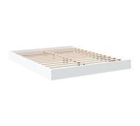 vidaXL Cadre de lit sans matelas blanc 160x200 cm bois d'ingénierie 842007