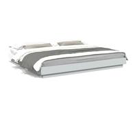 Vidaxl Cadre De Lit Sans Matelas Blanc 180x200 Cm Blanc