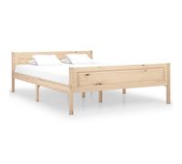 vidaXL Cadre de Lit Sommier à Lattes Lit Double Adulte Cadre à Lattes sur Pied Chambre à Coucher Maison Intérieur 160x200 cm 322100