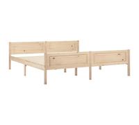 vidaXL Cadre de lit 322101 en bois massif de pin 180x200 cm sans matelas