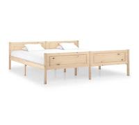 vidaXL Cadre de lit 322101 en bois massif de pin 180x200 cm sans matelas