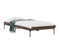 vidaXL Cadre de lit sans matelas chêne marron 100x200 cm