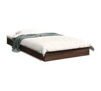 Vidaxl Cadre De Lit Sans Matelas Chêne Marron 100x200 Cm Marron