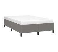 vidaXL Cadre de lit sans Matelas Gris foncé 120x190 cm Tissu