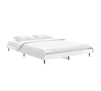 Cadre de Lit sans Matelas Simple Chêne Fumé 90x190cm Bois d'Ingénierie vidaXL