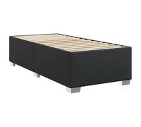 vidaXL Cadre de lit Similicuir 100 x 200 cm Noir